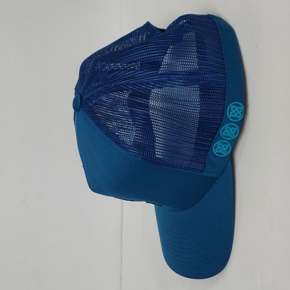 G/FORE Skull Trucker Hat Golf Cap Snapback Blue - Picture 3 of 16